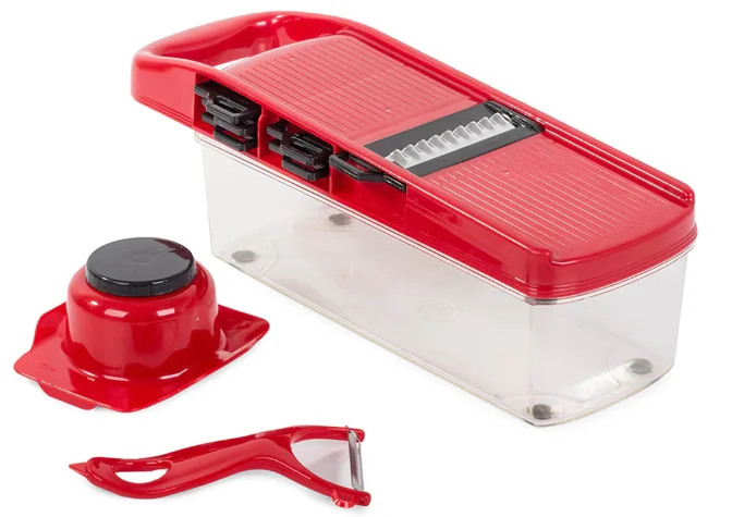 Ensemble râpe à légumes 6 en 1