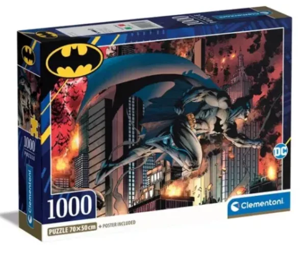 Clementoni - 1000p Batman - 70 x 50 cm - Avec poster