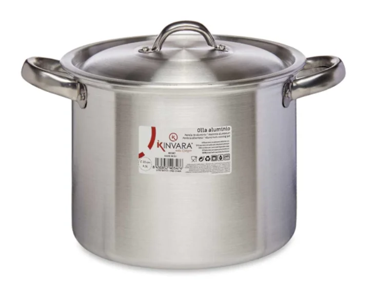 Poele / sauteuse Bigbuy Home Cuisinière à cuisson lente aluminium (22 x 18 x 26 cm) - AkiraHardware