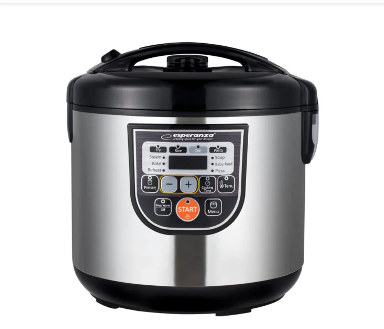 Esperanza ekg011 multicuiseur Cooking 5 l 860 w Noir, métallisé - AkiraHardware