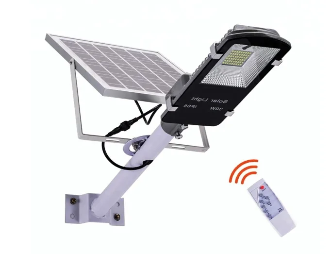 Ensemble d'éclairage public solaire, 110 LED - AkiraHardware