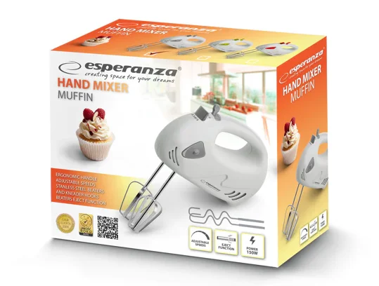 Batteur à main Gris 150 w - Esperanza - AkiraHardware