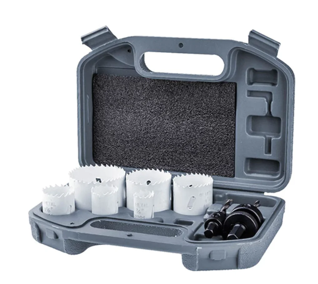 MOBILIBRICO Scies cloches bimétalliques 22-64 mm et 8 adaptate - AkiraHardware