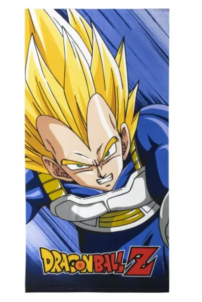 Cerdá Dragon Ball Z Towel Super Saiyajin Vegeta 70 X 140 Cm - AkiraHardware