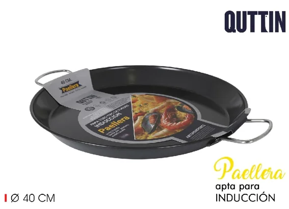 BRICOMARTEAU Poêle Quttin Anti-adhérente Noir - AkiraHardware