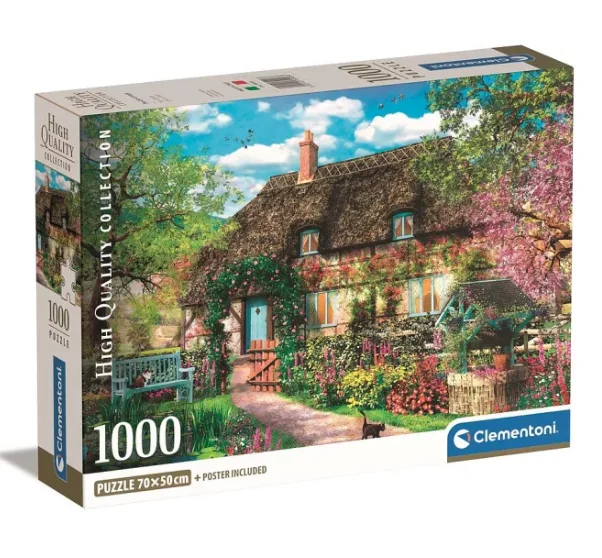 Puzzle 1000 pièces : Le vieux cottage