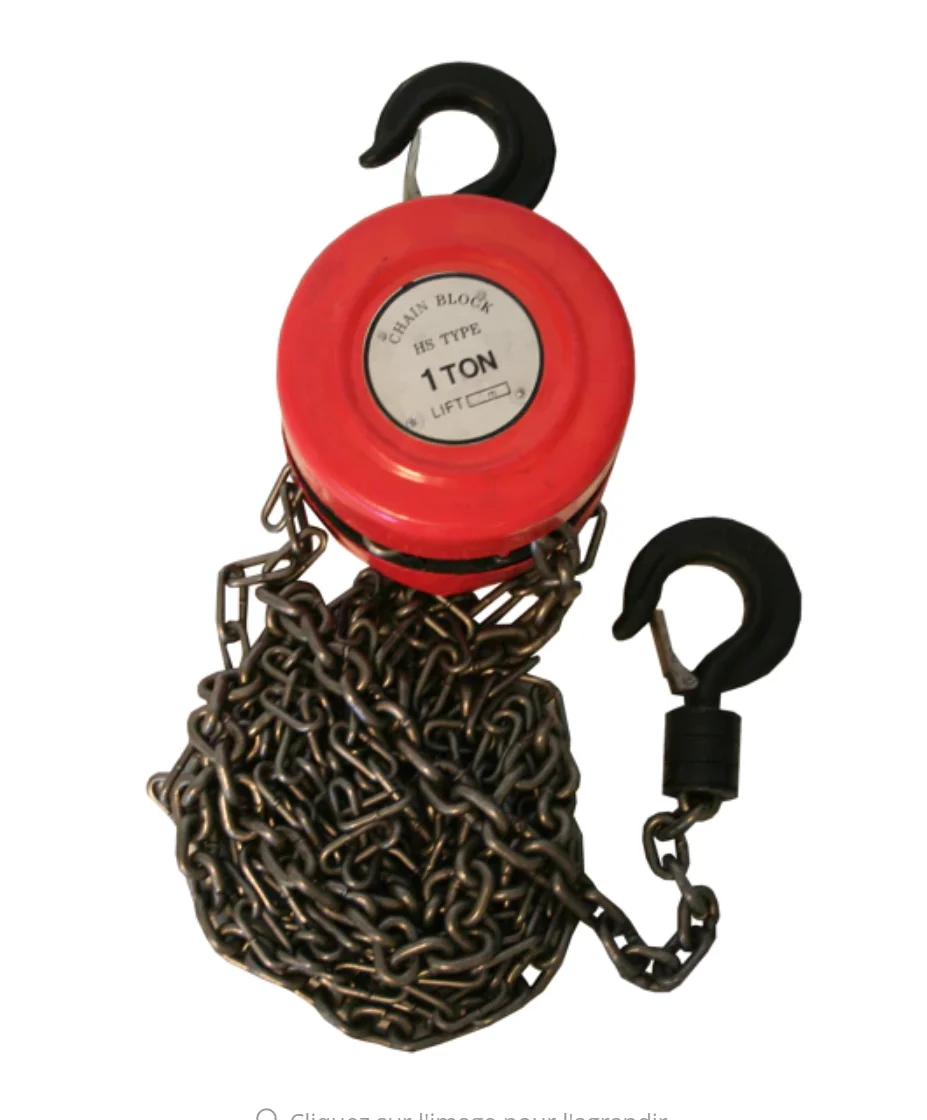 Palan à chaîne 1,0 tonne Benson Tools - AkiraHardware