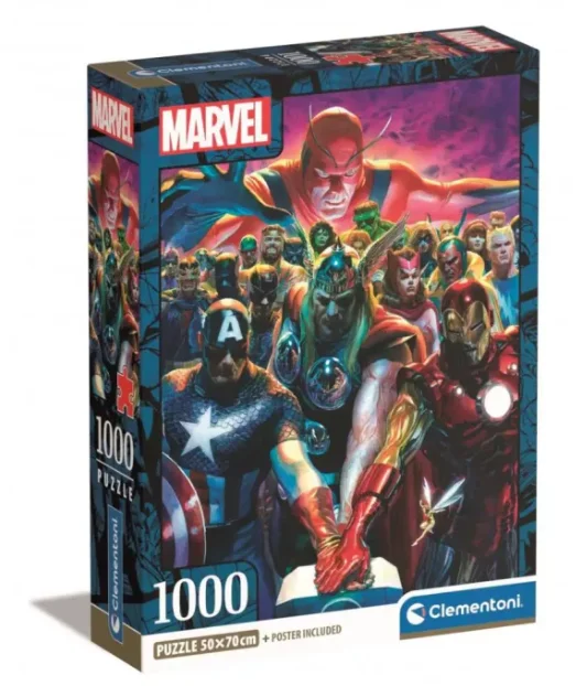 Puzzle de 1000 pièces Clementoni Marvel Avengers
